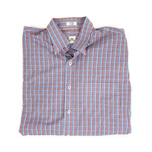Men's Peter Millar Plaid Button Down Shirt